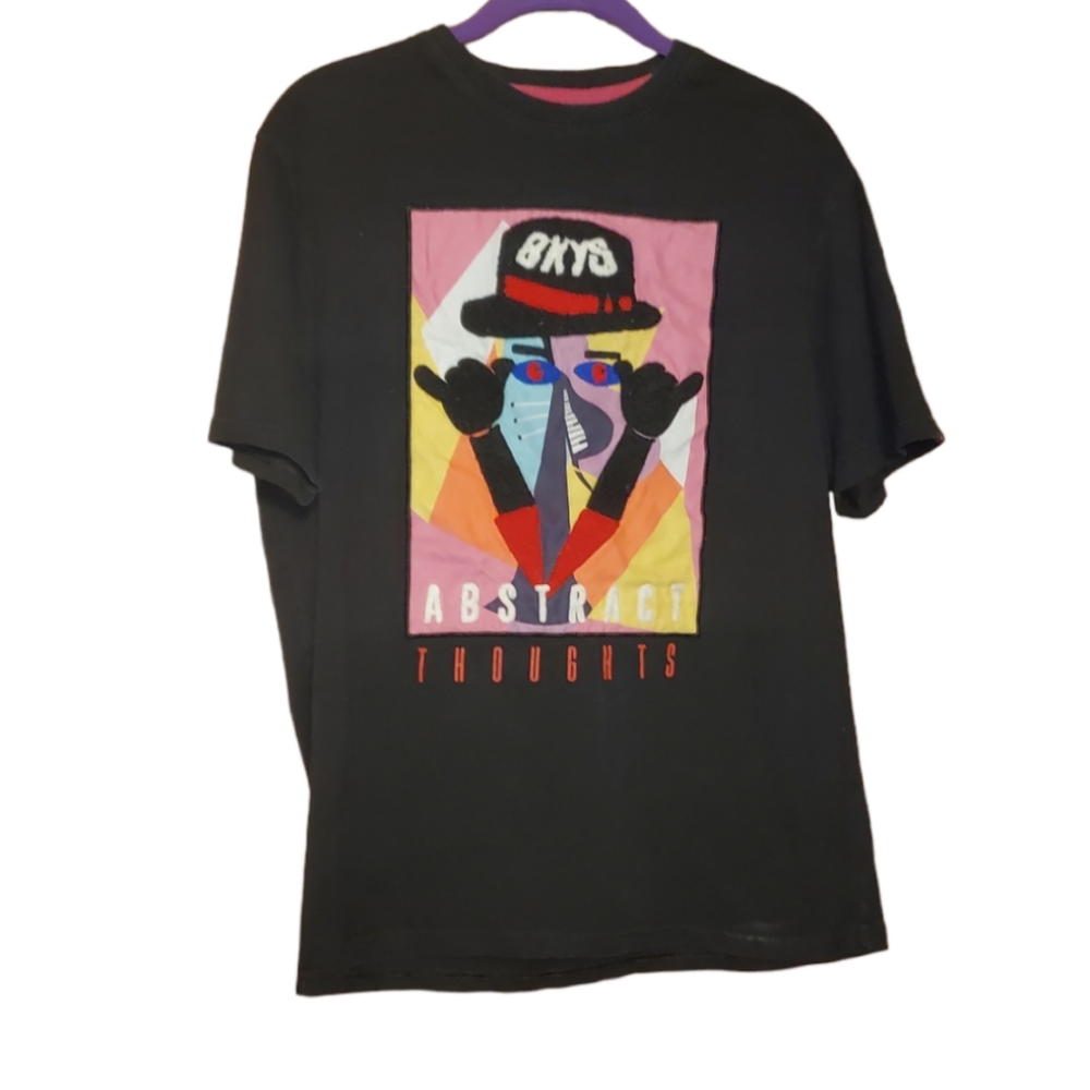BKYS Abstract Thoughts Mixed Media TShirt